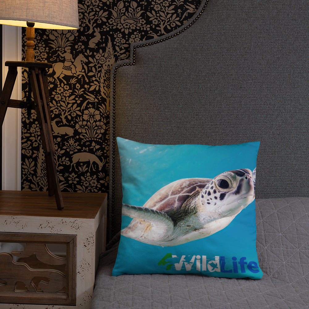 4Wildlife Sea Turtle Basic Pillow