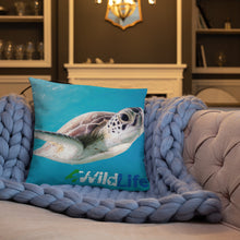 Load image into Gallery viewer, 4Wildlife Sea Turtle Basic Pillow