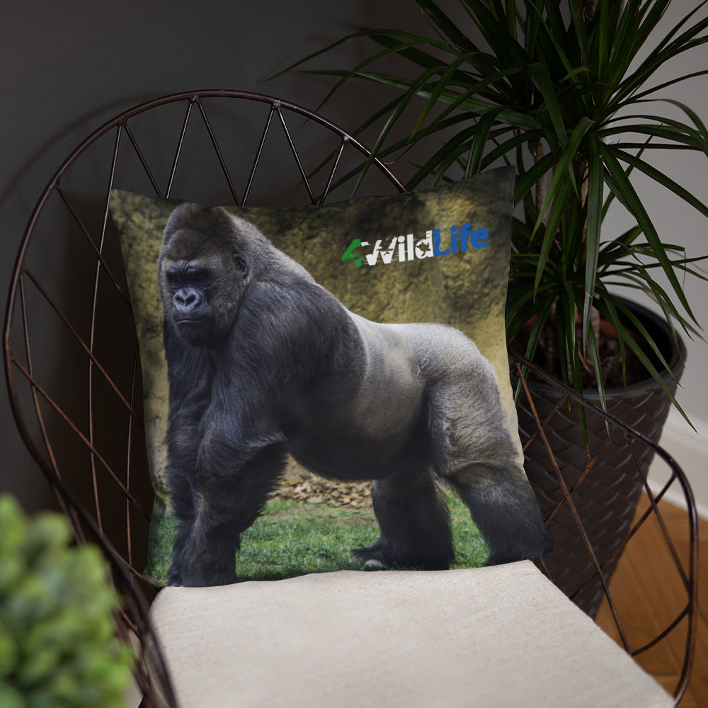 4Wildlife Silverback Gorilla Basic Pillow