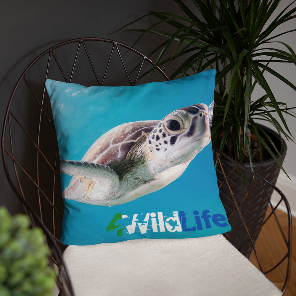 4Wildlife Sea Turtle Basic Pillow