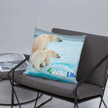 Load image into Gallery viewer, 4Wildlife Polar Bear Basic Pillow