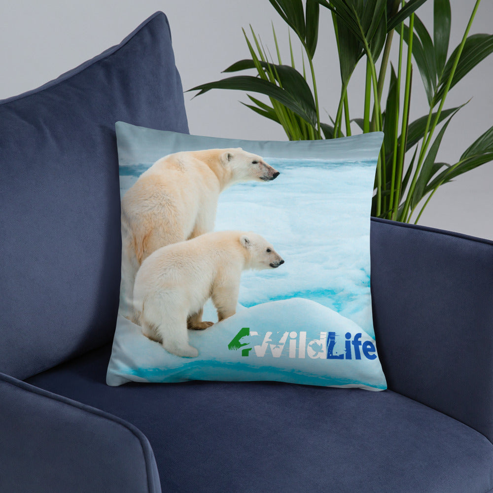 4Wildlife Polar Bear Basic Pillow