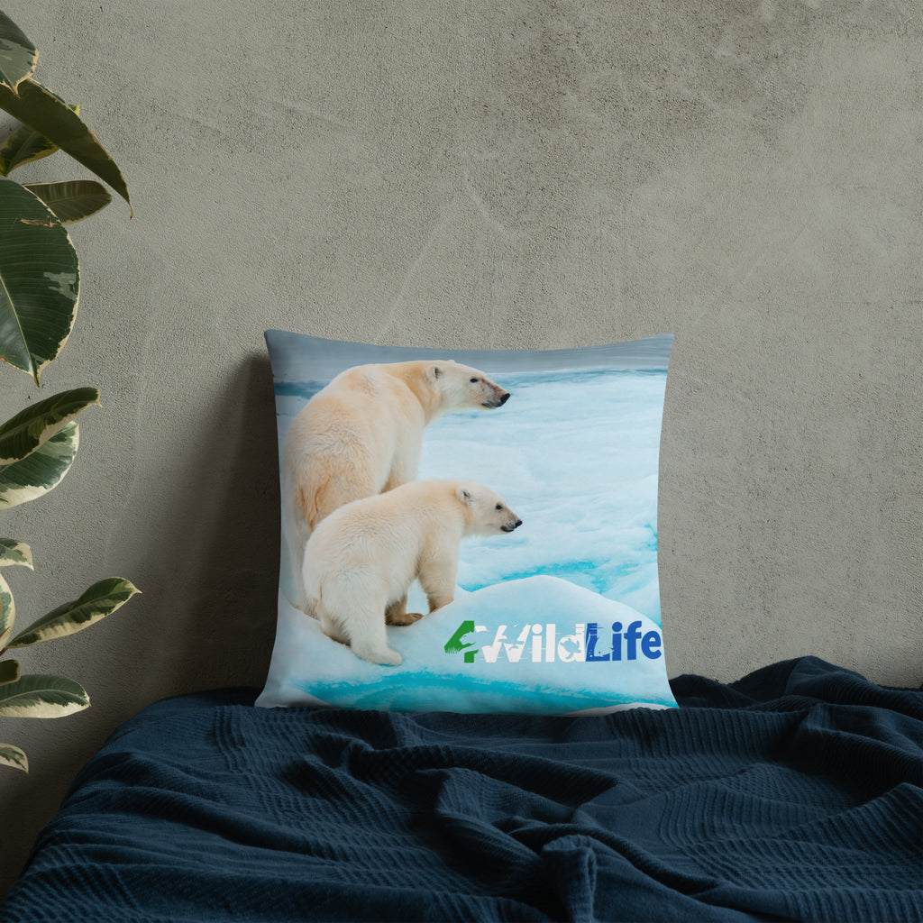 4Wildlife Polar Bear Basic Pillow