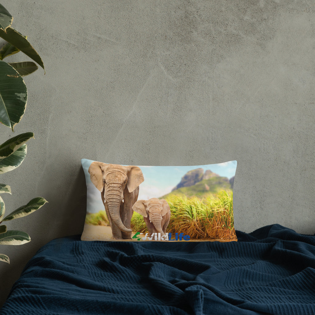 4Wildlife Elephant Basic Pillow