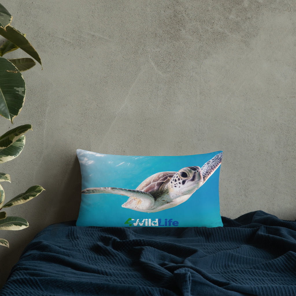 4Wildlife Sea Turtle Basic Pillow