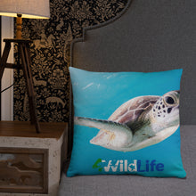 Load image into Gallery viewer, 4Wildlife Sea Turtle Basic Pillow