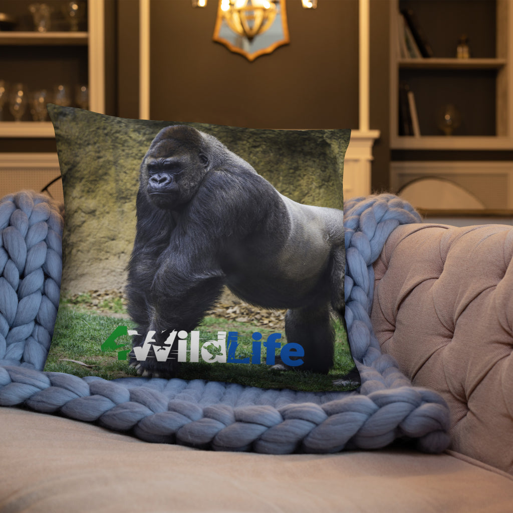 4Wildlife Silverback Gorilla Basic Pillow