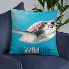 Load image into Gallery viewer, 4Wildlife Sea Turtle Basic Pillow