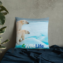Load image into Gallery viewer, 4Wildlife Polar Bear Basic Pillow