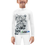 4WildLife Snow Leopard Kids Rash Guard