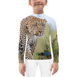 4Wildlife Leopard Kids Rash Guard