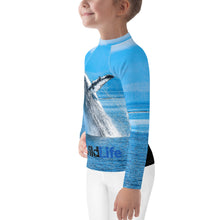 Load image into Gallery viewer, 4Wildlife Blue Whale Kids Rash Guard
