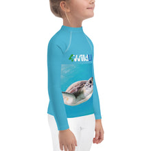 Load image into Gallery viewer, 4Wildlife Sea Turtle Kids Rash Guard