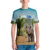 4Wildlife Black Rhino Men's T-Shirt