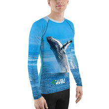 Load image into Gallery viewer, 4Wildlife Whale Men&#39;s Rash Guard