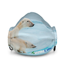 Load image into Gallery viewer, 4Wildlife Polar Bear Premium Face Mask