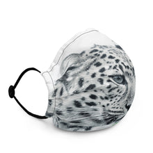 Load image into Gallery viewer, 4WildLife Snow Leopard Premium Face Mask