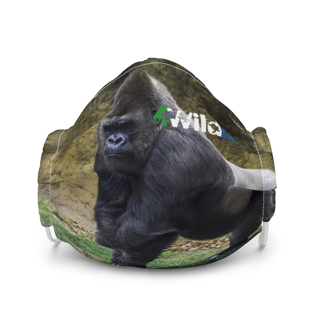 4Wildlife Silverback Gorilla Premium Face Mask