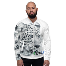 Load image into Gallery viewer, 4WildLife Snow Leopard Unisex Bomber Jacket