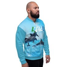 Load image into Gallery viewer, 4WildLife Dolphins Unisex Bomber Jacket