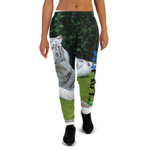 Load image into Gallery viewer, 4WildLife White Tiger Women&#39;s Joggers