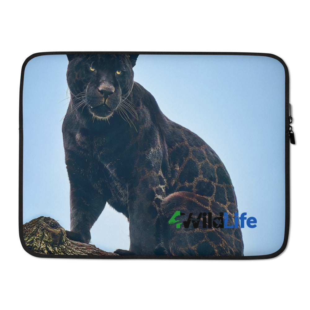 4WildLife Black Panther Laptop Sleeve