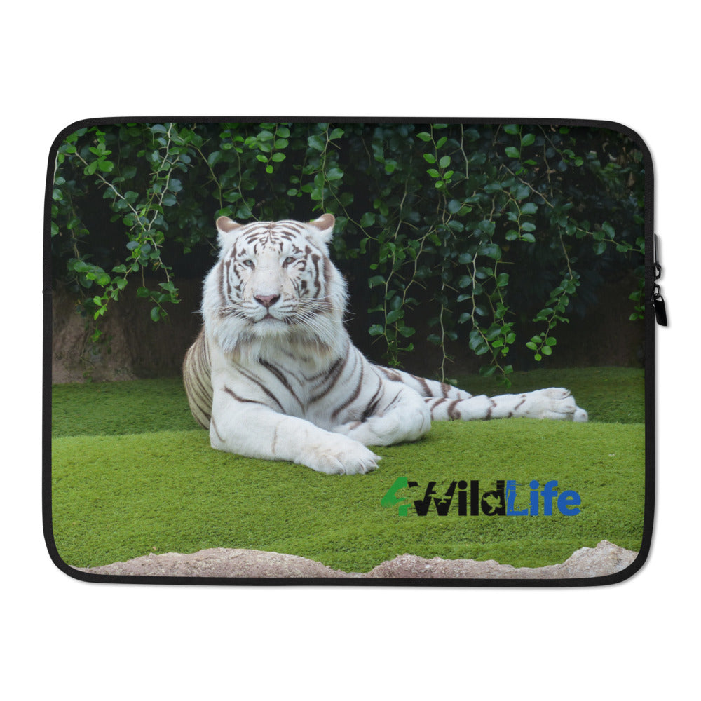 4Wildlife White Tiger Laptop Sleeve