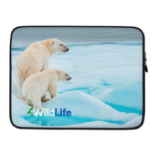 Load image into Gallery viewer, 4Wildlife Polar Bear Laptop Sleeve