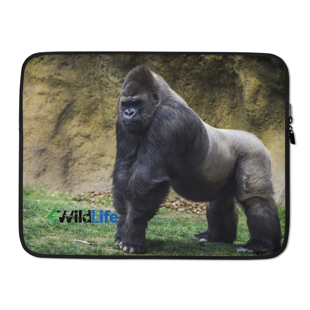 4Wildlife Silverback Gorilla Laptop Sleeve