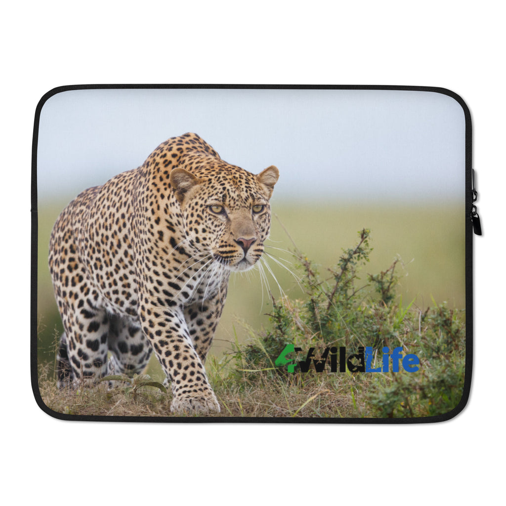 4Wildlife Leopard Laptop Sleeve