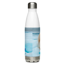 Load image into Gallery viewer, 4Wildlife Polar Bear Stainless Steel Water Bottle