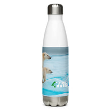 Load image into Gallery viewer, 4Wildlife Polar Bear Stainless Steel Water Bottle