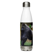 Load image into Gallery viewer, 4Wildlife Silverback Gorilla Stainless Steel Water Bottle