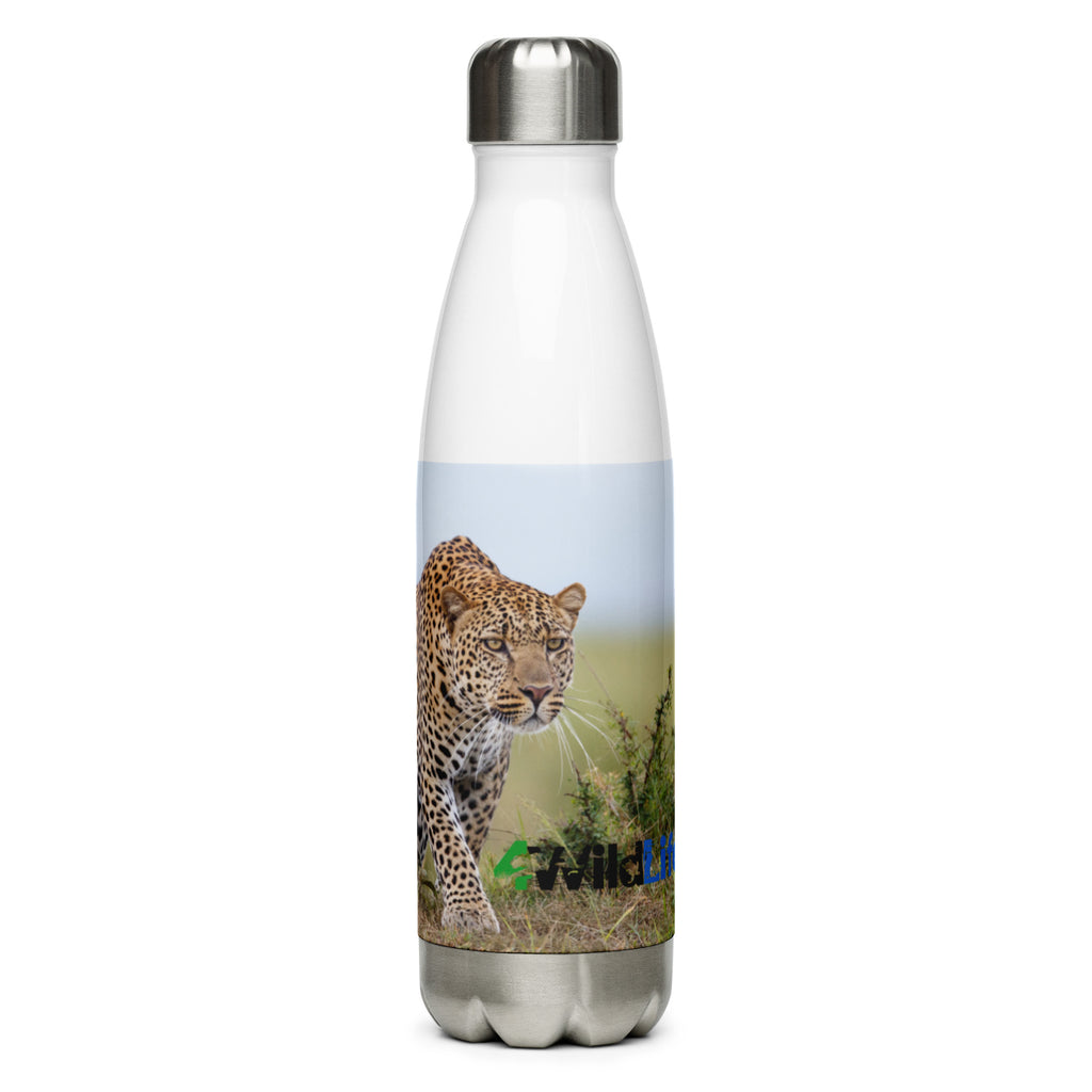 4Wildlife Leopard Stainless Steel Water Bottle