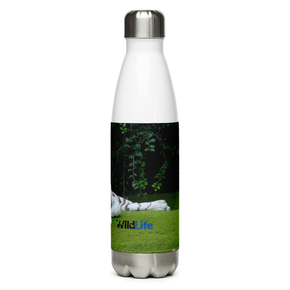 4Wildlife White Tiger Stainless Steel Water Bottle