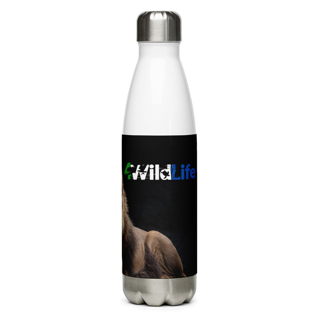 4Wildlife Lion Stainless Steel Water Bottle