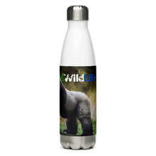 Load image into Gallery viewer, 4Wildlife Silverback Gorilla Stainless Steel Water Bottle