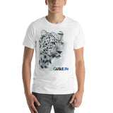 4WildLife Snow Leopard Short-Sleeve Unisex T-Shirt