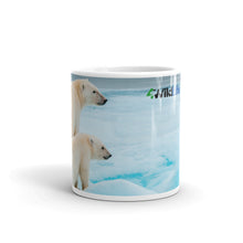 Load image into Gallery viewer, 4Wildlife Polar Bear White Glossy Mug