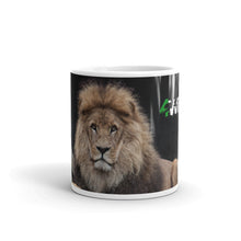 Load image into Gallery viewer, 4Wildlife Lion White Glossy Mug